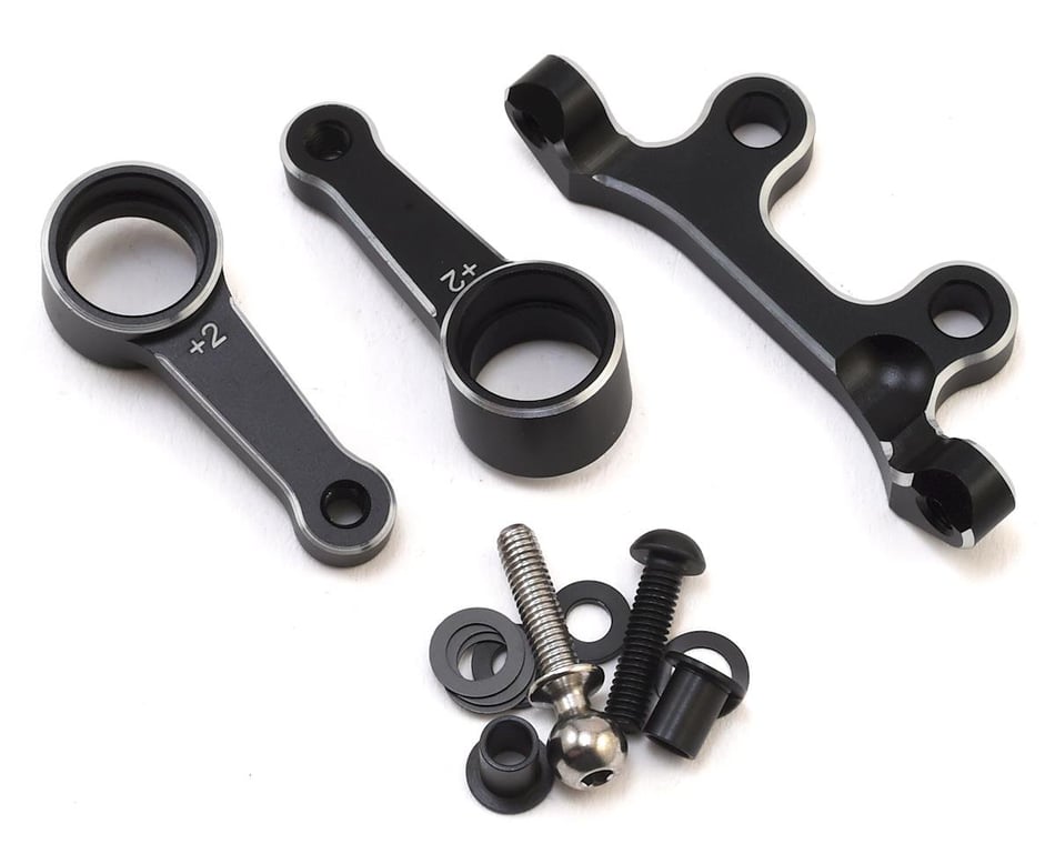 Yokomo YZ-2 DT M2 Aluminum Steering Bell Crank Set (Dirt) [YOKZ2