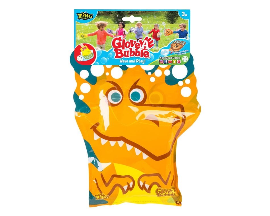 バブルマシン Zing Glove-A-Bubbles Wave & Play Bubble Maker Glove w/Solution