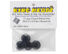 Image 2 for King Headz 17mm Fine Thread Flanged Closed End Wheel Nut (Black) (4)