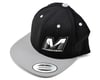 Image 1 for Mugen Seiki "M" Logo Flat Bill Hat (One Size Fits All) (Black/Silver)