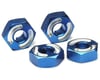 Image 1 for Traxxas Aluminum Hex Wheel Hubs w/2.5x12mm Axle Pins (Blue) (2)
