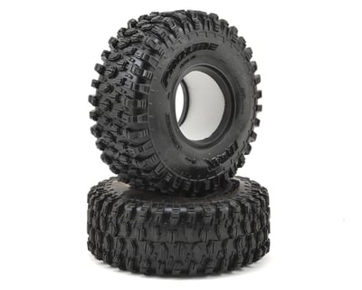 hobbysoul 5pcs RC 1.9‘’ Rock Crawler Tires Tyres 90mm Fit 1.9 beadlock Wheel Rims Black 