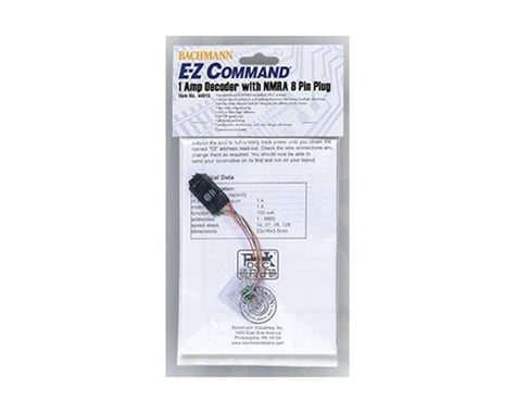 Bachmann EZ Command Decoder w/NMRA 8-Pin Connector (1)