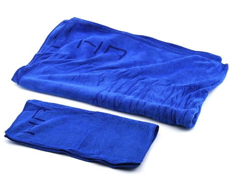 Hot Racing Pit Towel Set (Blue) (2) (90x60cm/30x30cm)