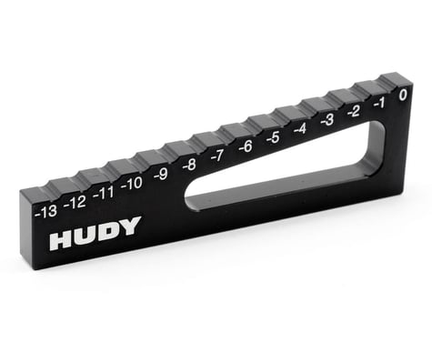 Hudy Chassis Ride Height/Chassis Droop Gauge (0--13mm)