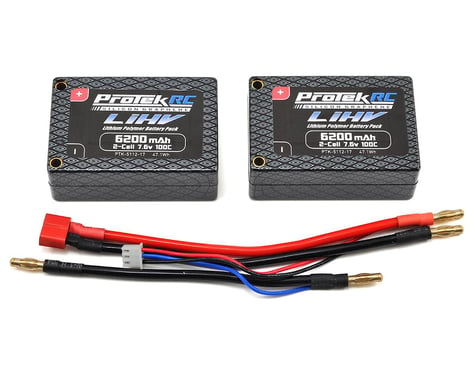 ptk lipo saddle pack protek rc 100c 6v hv silicon graphene 2s 6200mah battery