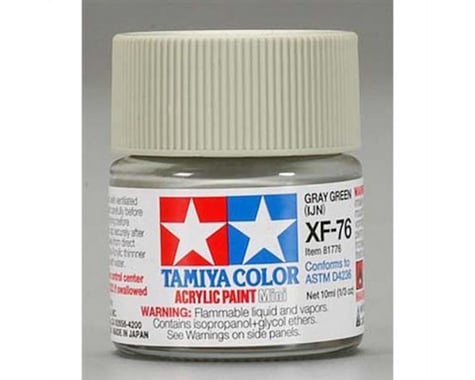 Tamiya XF-76 Flat Grey Green Acrylic Paint (10ml)