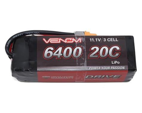 Venom Power 3S 20C LiPo Battery w/UNI 2.0 Connector (11.1V/6400mAh)