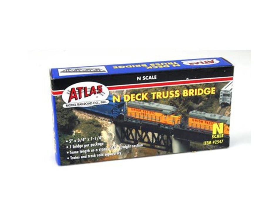 Atlas N Deck Truss Bridge Atl2547 for sale online 