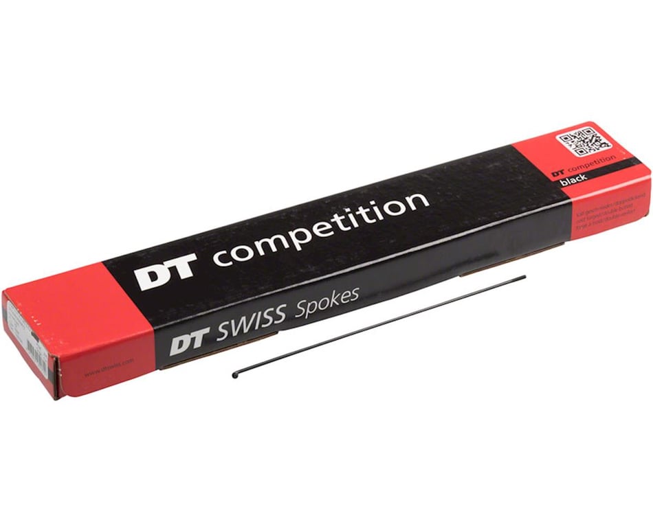 Box of 100 Black J-bend 285mm DT Swiss Competition Spoke: 2.0//1.8//2.0mm