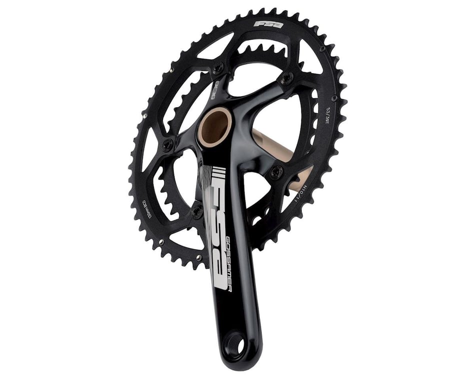 Fsa Gossamer Road Bike Crankset 39 53 Black 172 5 336 06xb Parts Performance Bicycle