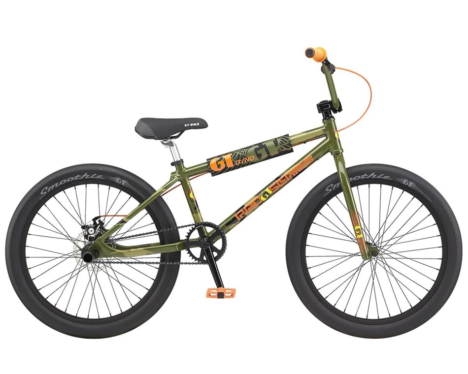 Gt 21 Pro Series 24 Bmx Bike 21 75 Toptube Green Camo Guos Bikes Frames Nashbar