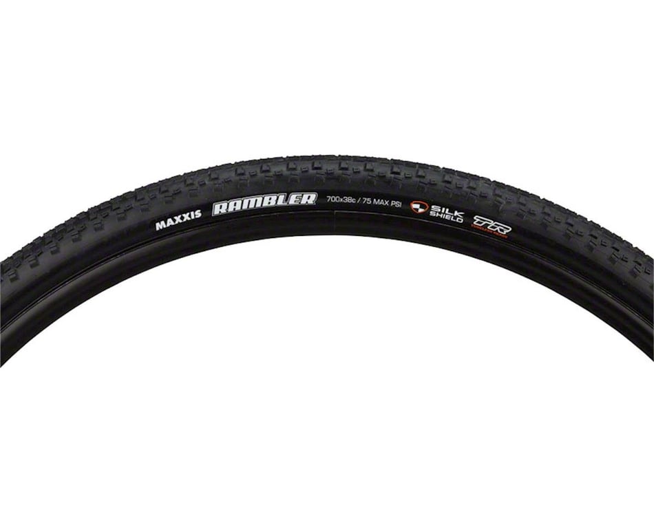 Maxxis Rambler Tubeless Tire Folding 700 X 38c Dual Compound Tb Tires Tubes Performance Bicycle