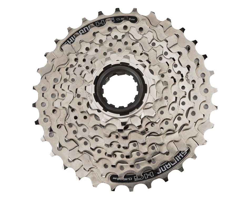 Shimano Cs Hg41 8 Speed Mega Range Cassette Silver 11 32t Ecshg Parts Performance Bicycle