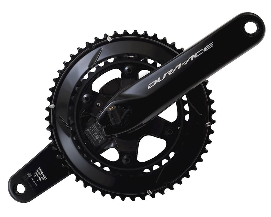 Shimano Dura Ace R9100 P Power Meter Crankset Black 2 X 11 Speed 170mm 52 36t Ifcr9100pcx26a Accessories Amain Cycling