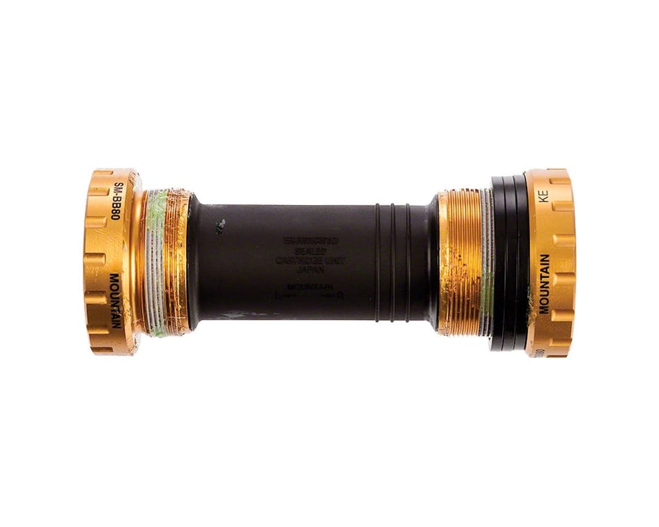 Shimano Saint 80b Mountain Bottom Bracket Gold Bsa 68 73mm Ismbb80b Parts Performance Bicycle