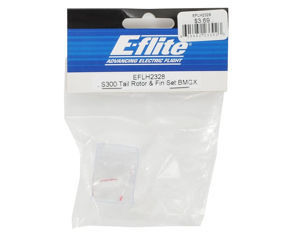 E-FLITE S300 TAIL ROTOR AND FIN SET BMCX EFLH2328