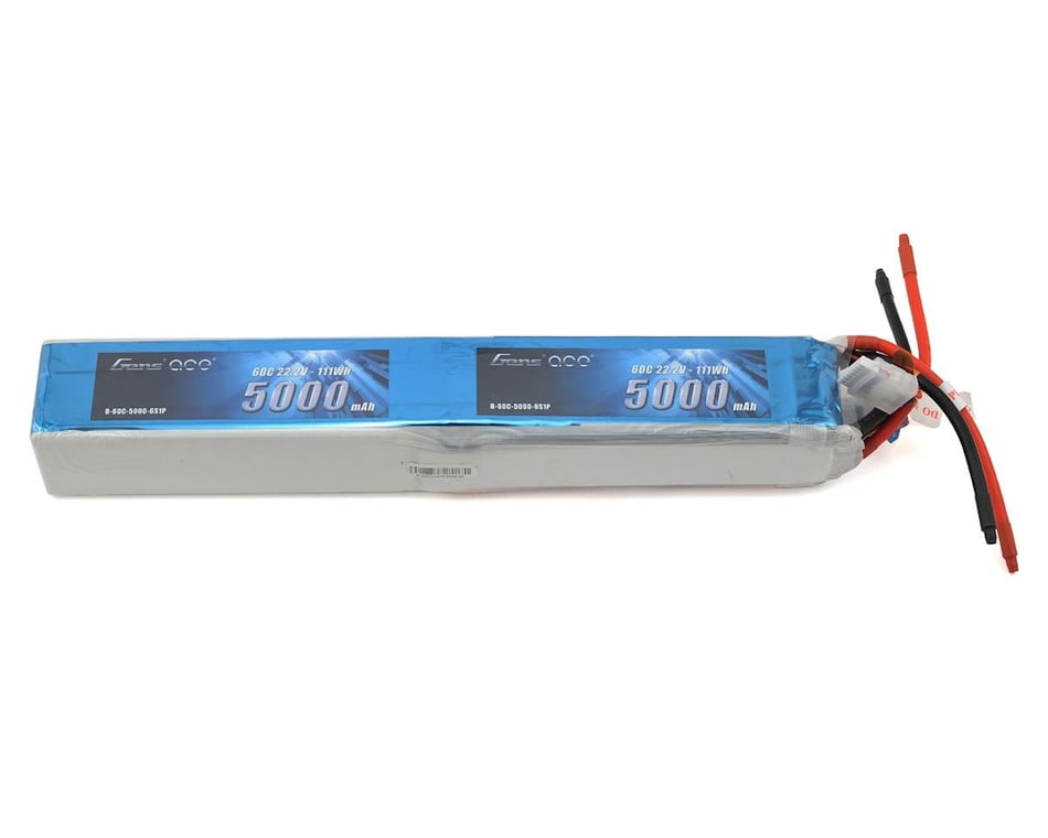 Gens Ace 12s Lipo Battery Stick 60c 44 4v 5000mah Gea500012s60 Helicopters Hobbytown