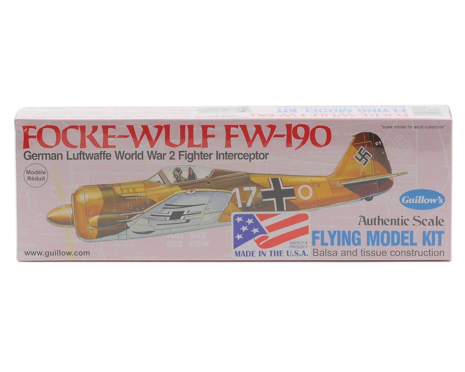 Toys Guillows Guill502 Focke Wulf Fw 190 Model Kit Other Model Kits