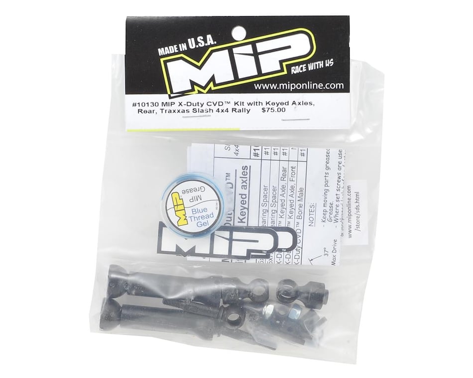 MIP Rear X-DUTY CVD Kit Traxxas Slash 4x4/Rally 10130 MIP10130 