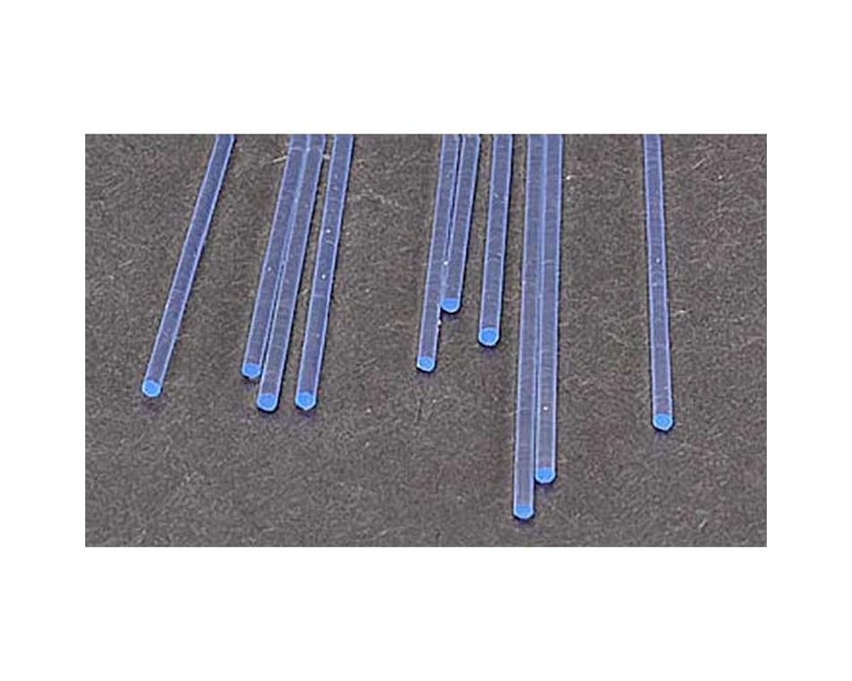 PLS90252 Plastruct FARB-3H Fluor Blue Rod,3/32 8 