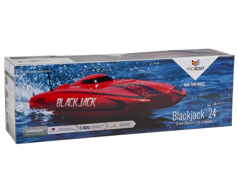 Pro boat blackjack 24 brushless catamaran rtr prb08007