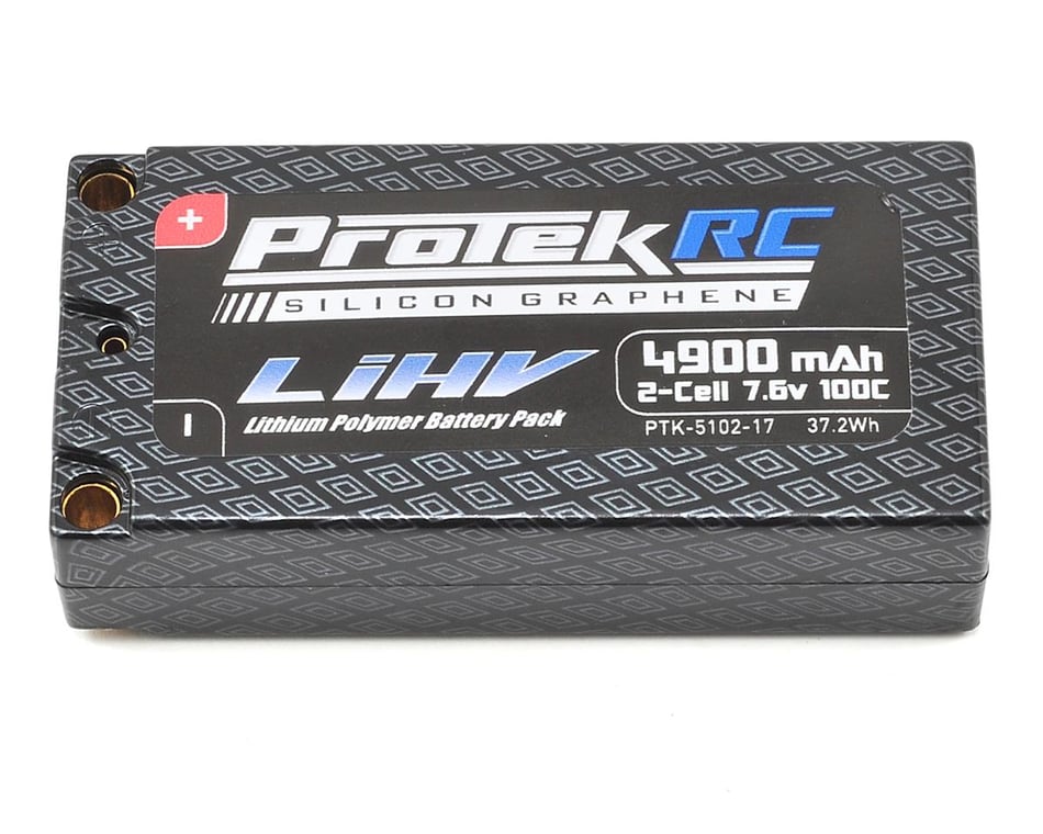 Protek Rc 2s 100c Silicon Graphene Hv Shorty Lipo Battery 7 6v 4900mah Ptk 5102 17 Cars Trucks Amain Hobbies