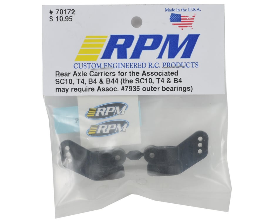Team Associated RC10T4 RPM Rear Hub Carrier Set RPM70172