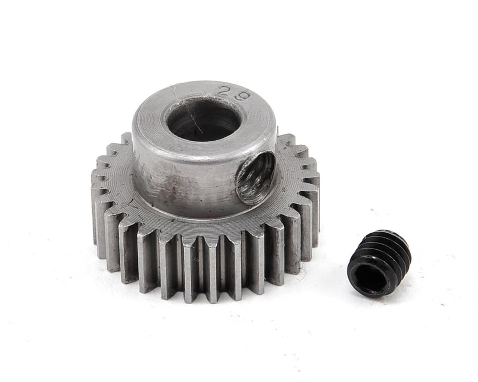 Robinson Racing 1026 48p P Nickle plated pinion 26T  from Mid America Raceway