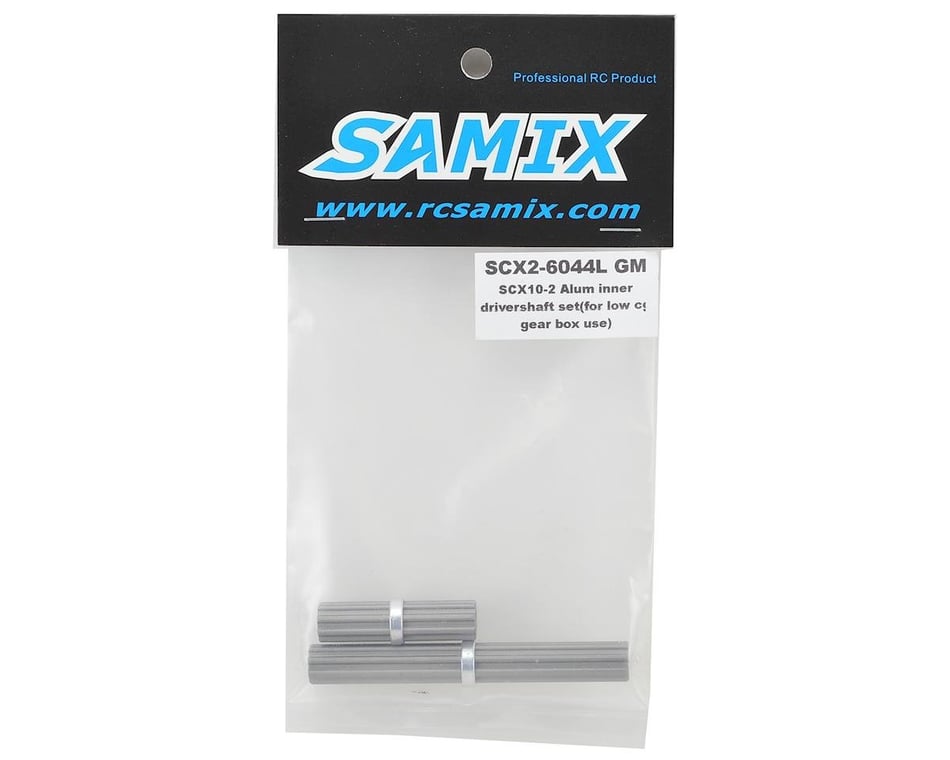 4 Samix SCX10 II Aluminum Drivershaft Cups RTR Transmission Green 