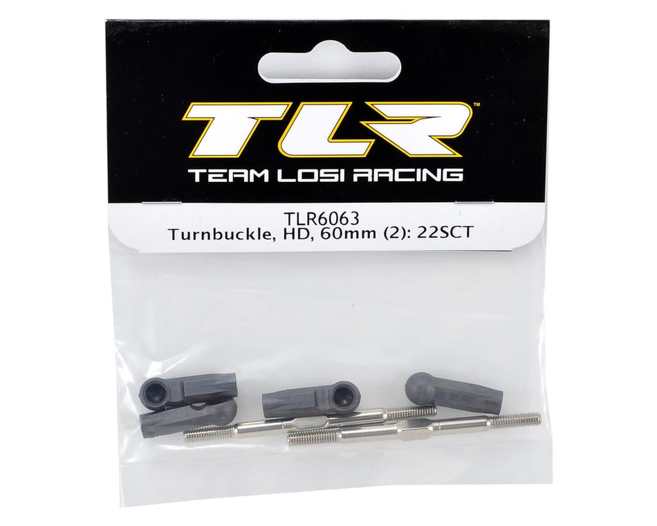 22SCT Team Losi TLR6063 Racing Turnbuckle HD 60mm 2