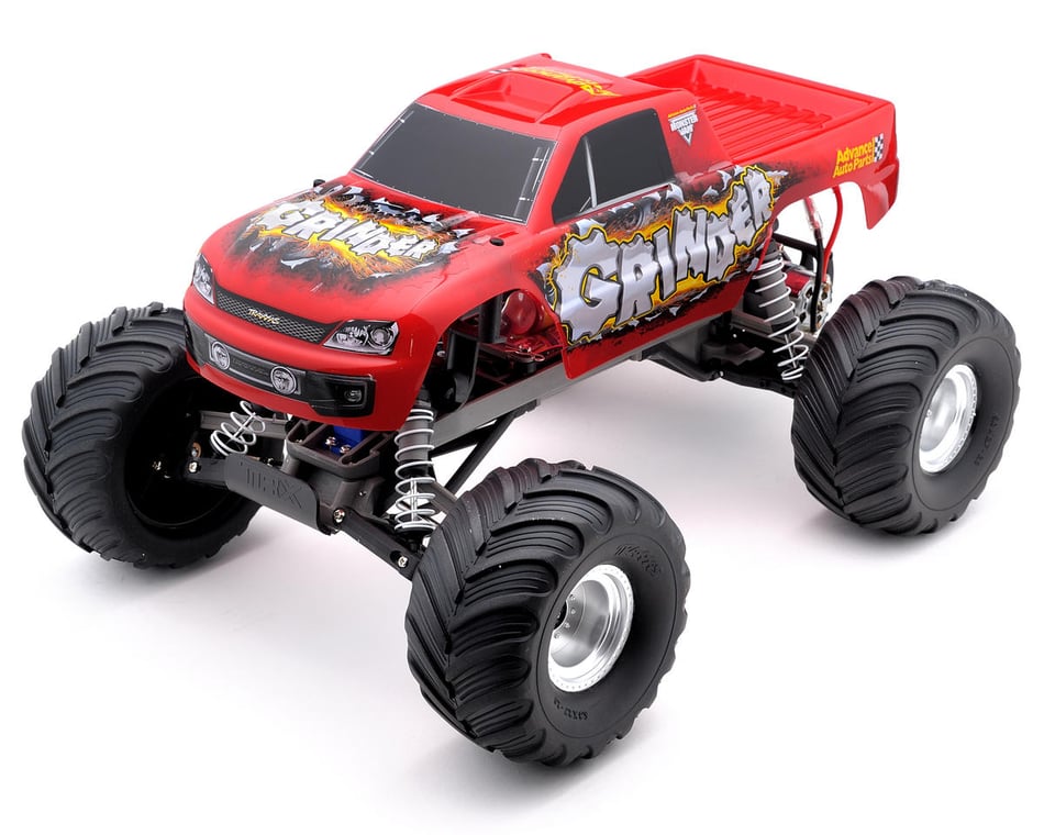 Traxxas Advance Auto Parts Grinder Monster Jam 1 10 Scale 2wd Monster Truck Tra3602 Cars Trucks Amain Hobbies