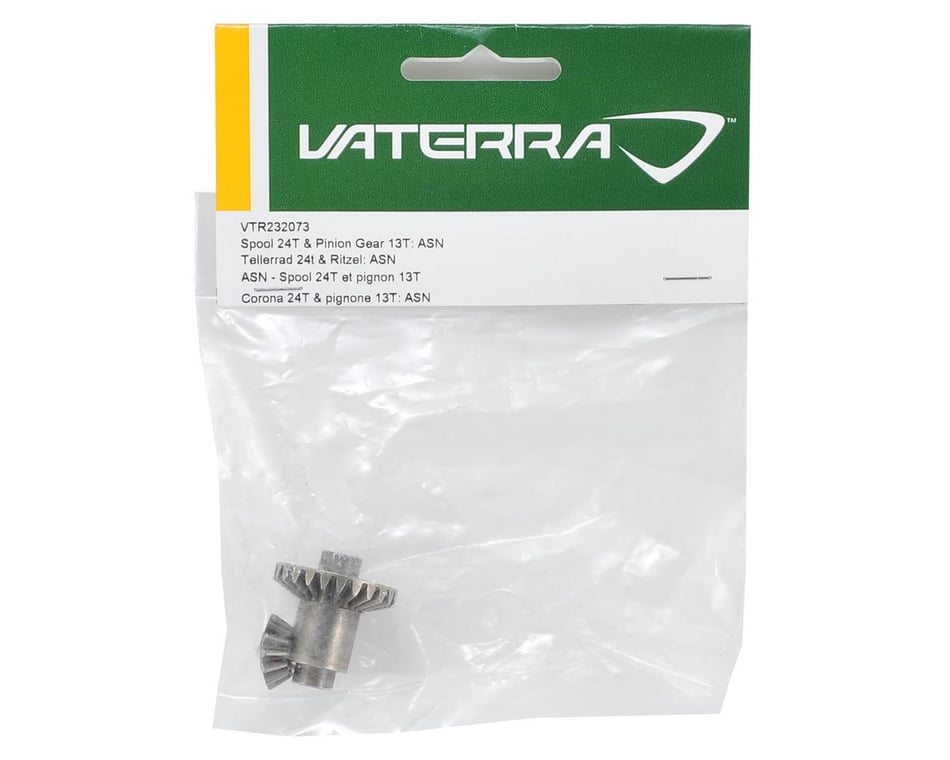 Vaterra Spool 24t and Pinion Gear 13t ASN VTR232073 for sale online