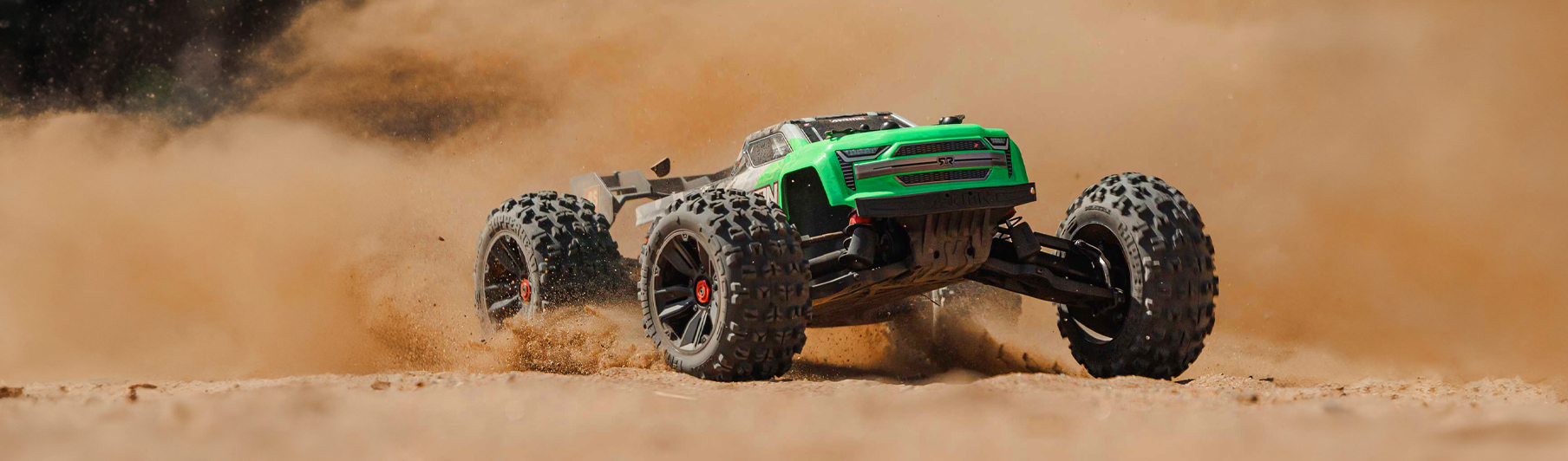 Arrma Kraton 4S V2 BLX RTR GREEN Banner Image