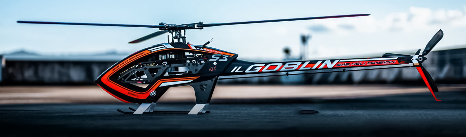 SAB Goblin iLGoblin KSE 3-Blade 700 Electric Competition Helicopter Banner Image