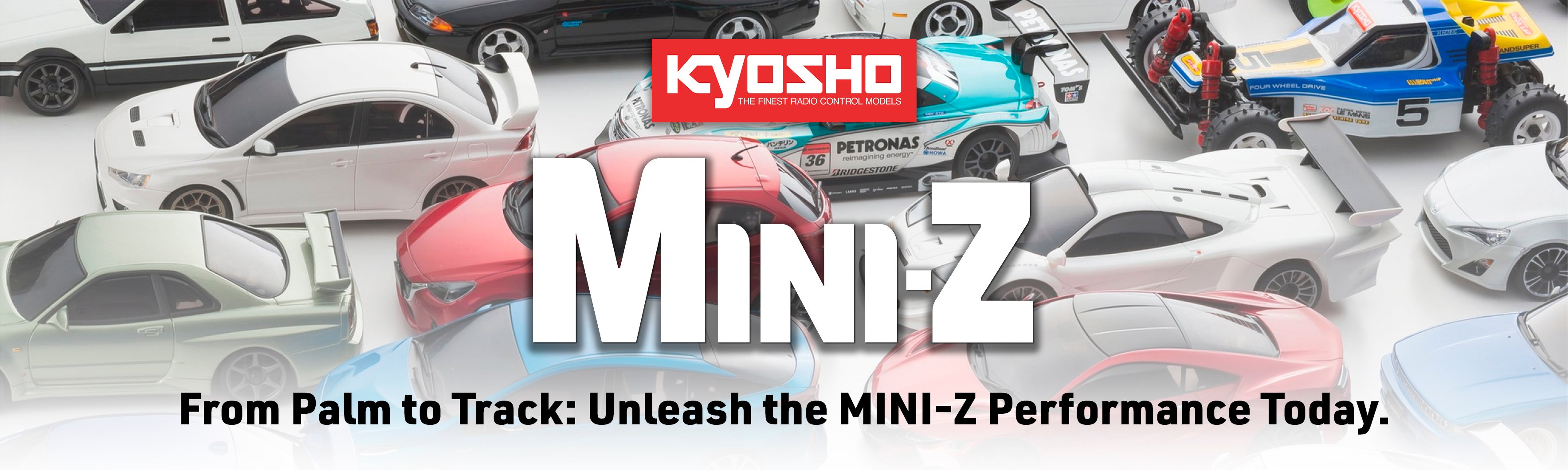 Banner Photo From Palm to Track: Unleash the Kyosho Mini-Z Performance today