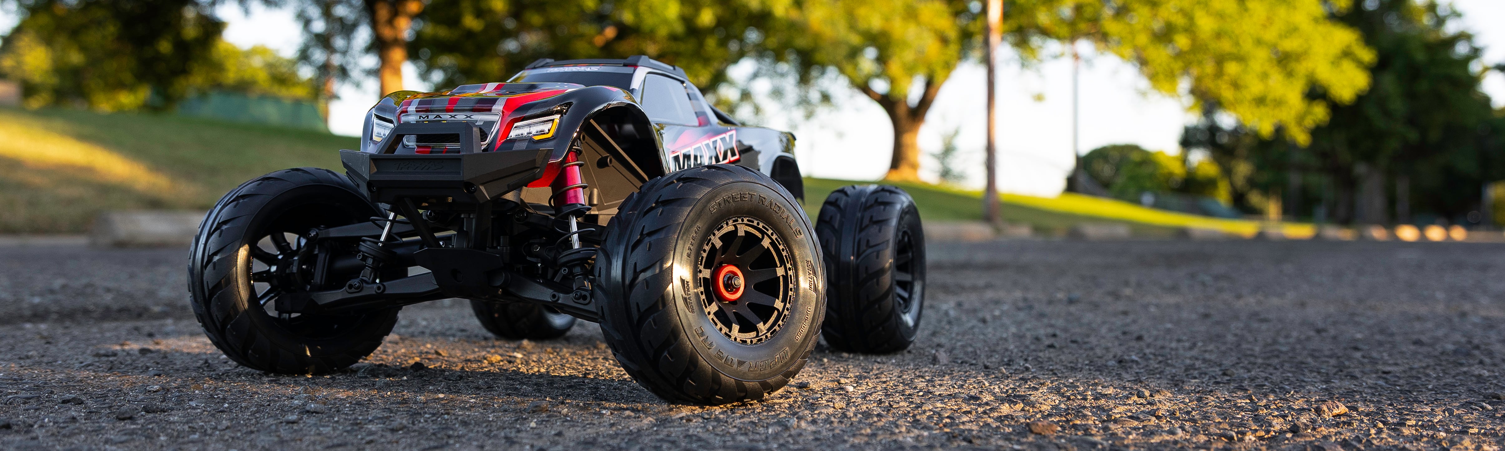 Extreme Monster Truck Street Banner Image