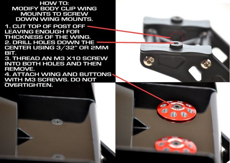 Exotek 1 8 X L Wing Buttons
