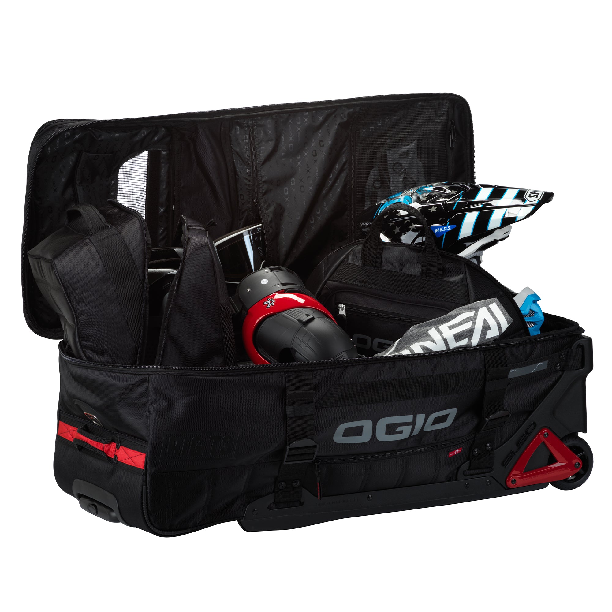 Ogio 9800 gear bag with motocross gear inside