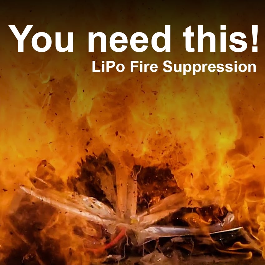 RC LiPo Fire Suppression
