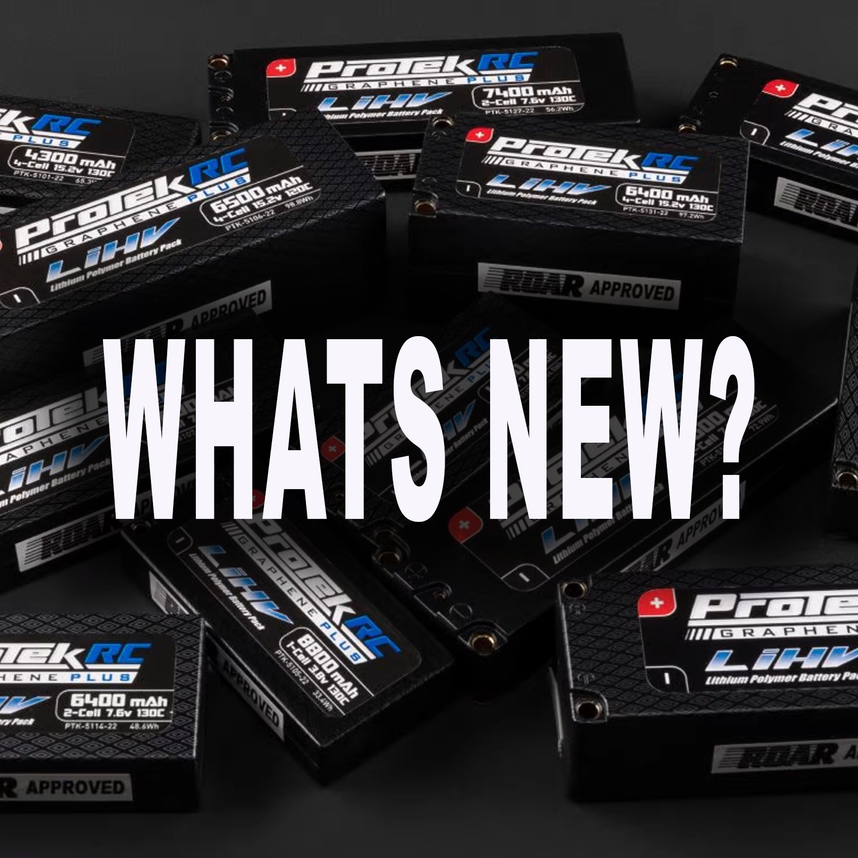 New 2022 130C LiHV Battery Packs from ProTek RC