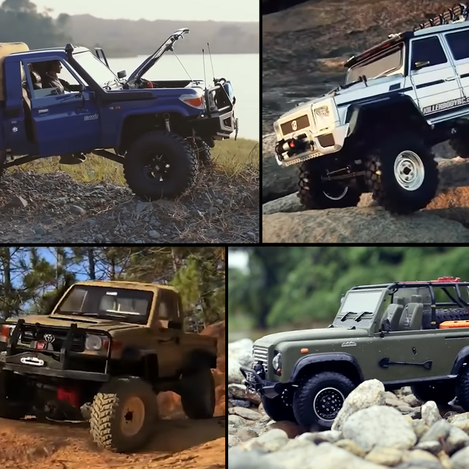 Scale RC Rock Crawler Bodies from Killerbody