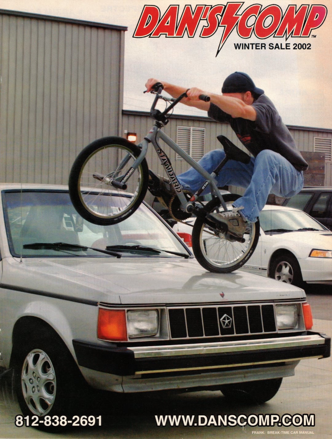 Frank on the cover of a Dan's Comp catalog back in 2002.