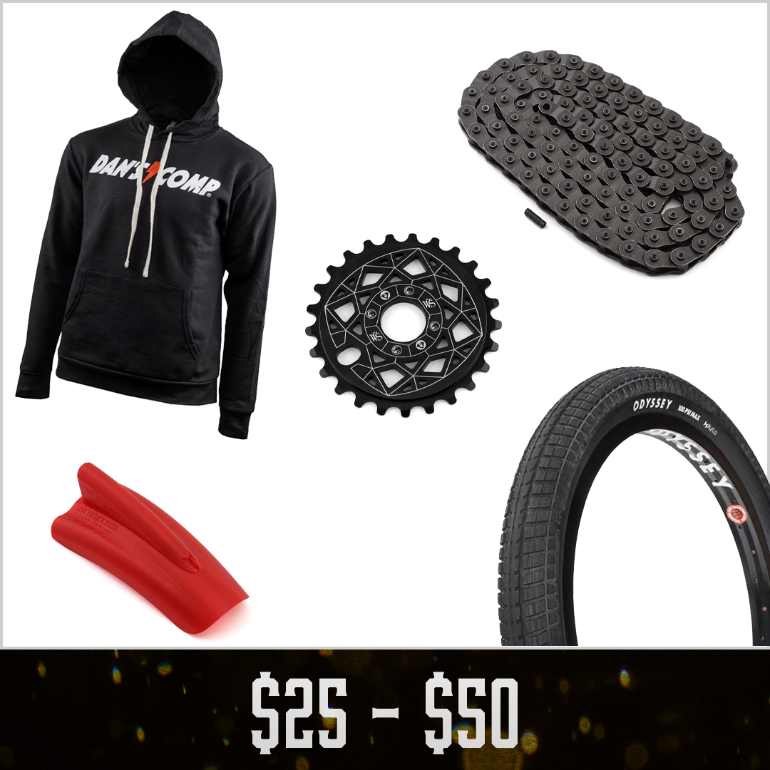 BMX freestyle gift ideas from $25 to $50