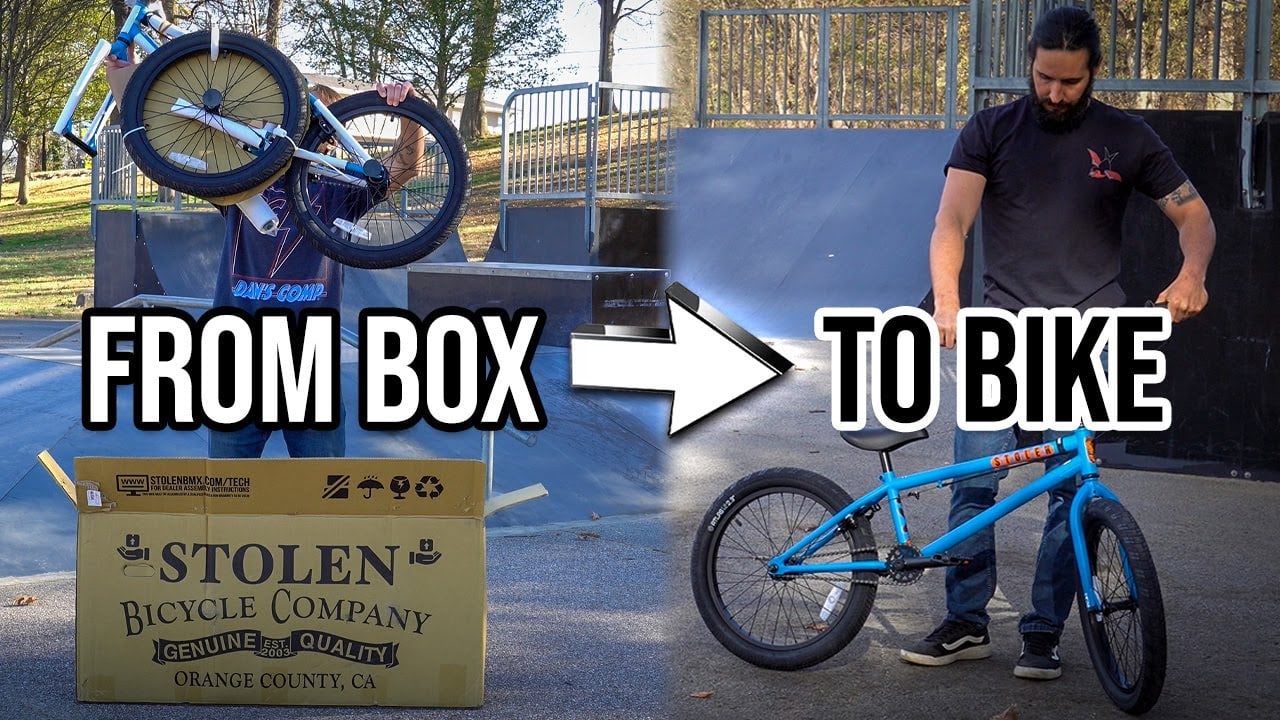 How to build a complete BMX bike out of the box.