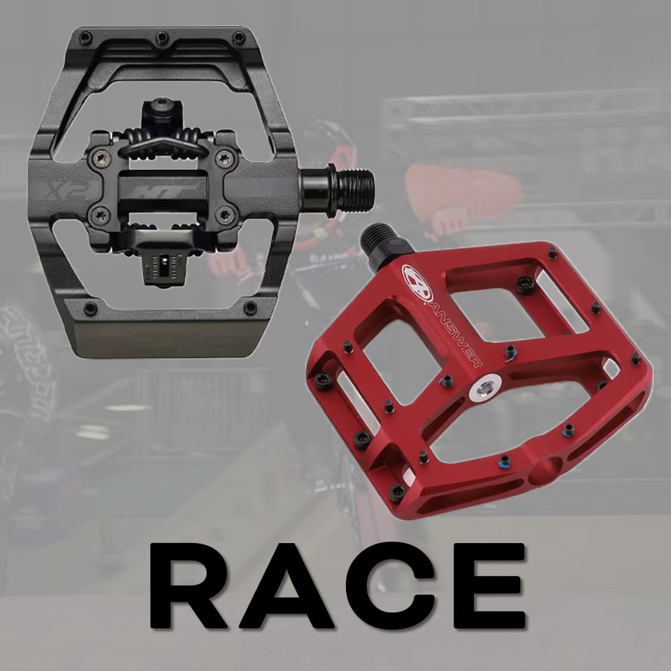 BMX race pedals.