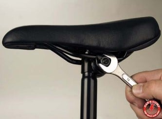 Railed BMX seat.