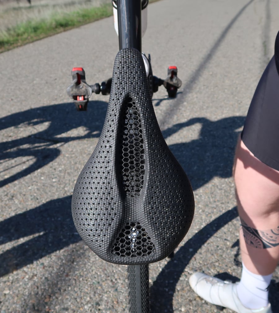 3D-printed bike saddle