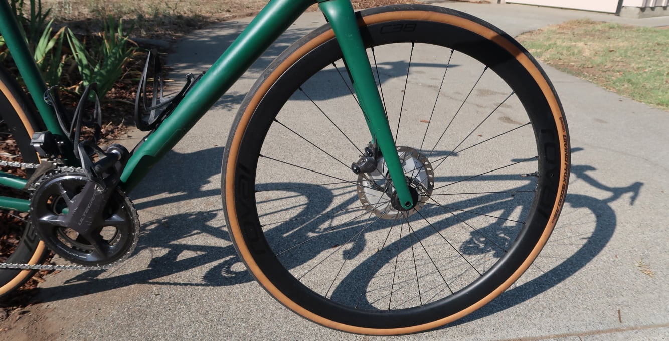 bike with GP 5000 AS TR tires