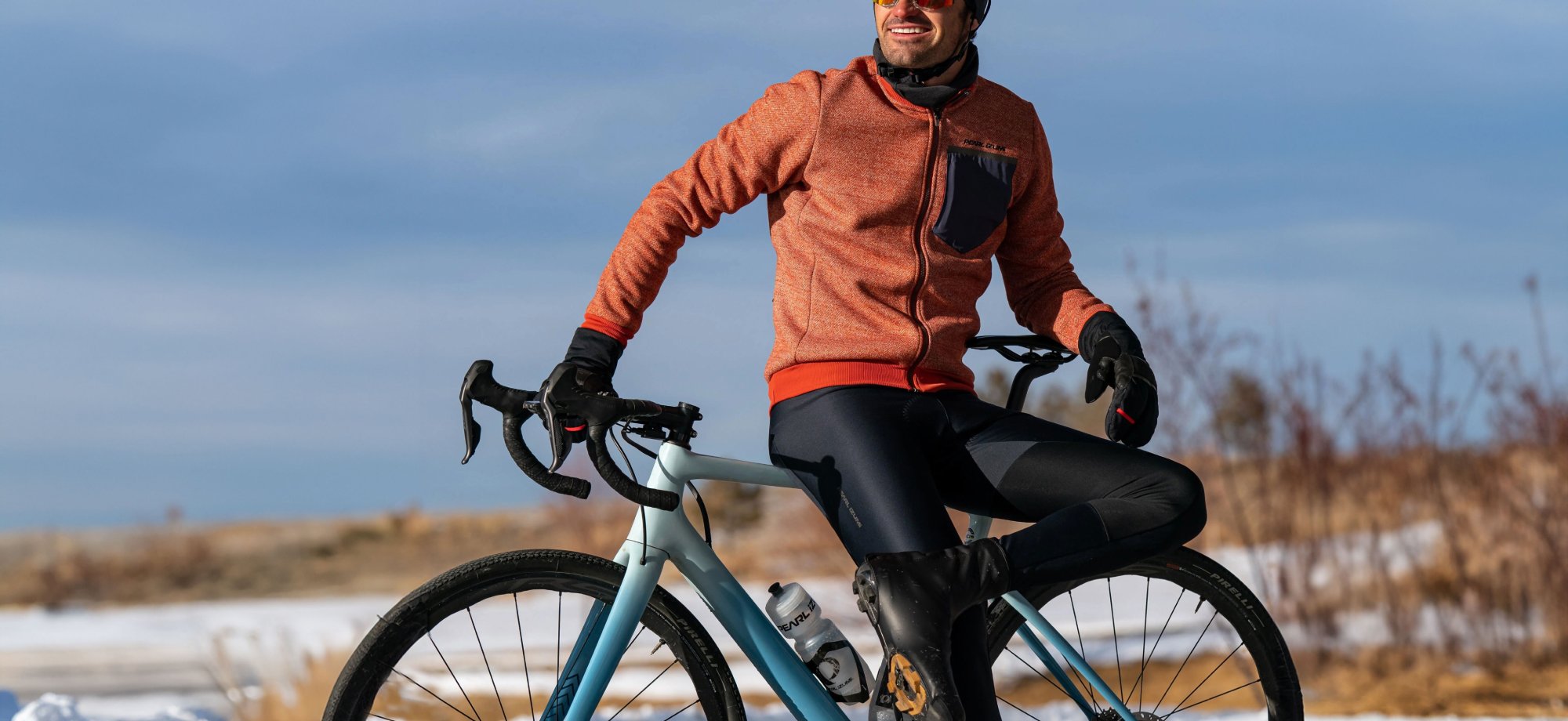 Merino Wool Top Picks - cyclists on road in cold weather clothing